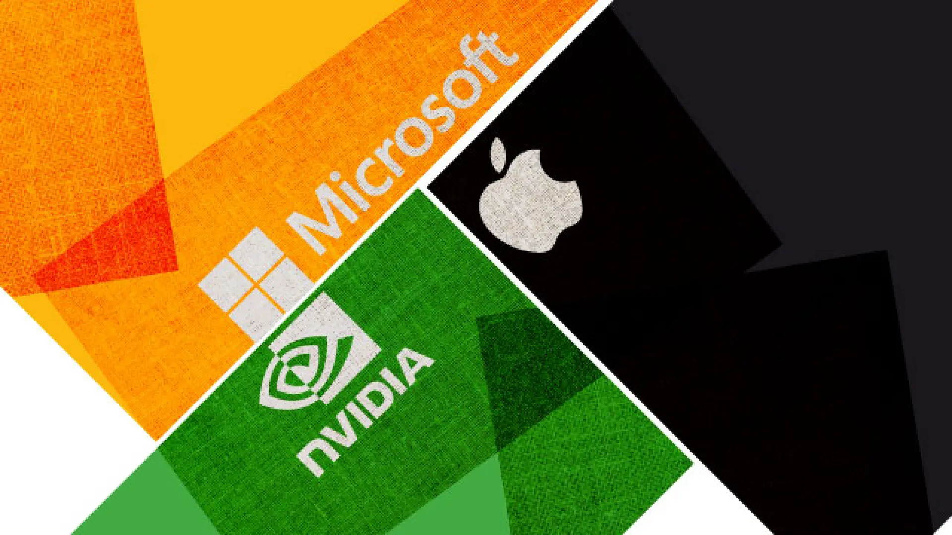 Apple, Microsoft y Nvidia: las tres potencias que están reescribiendo el futuro tecnológico del mundo